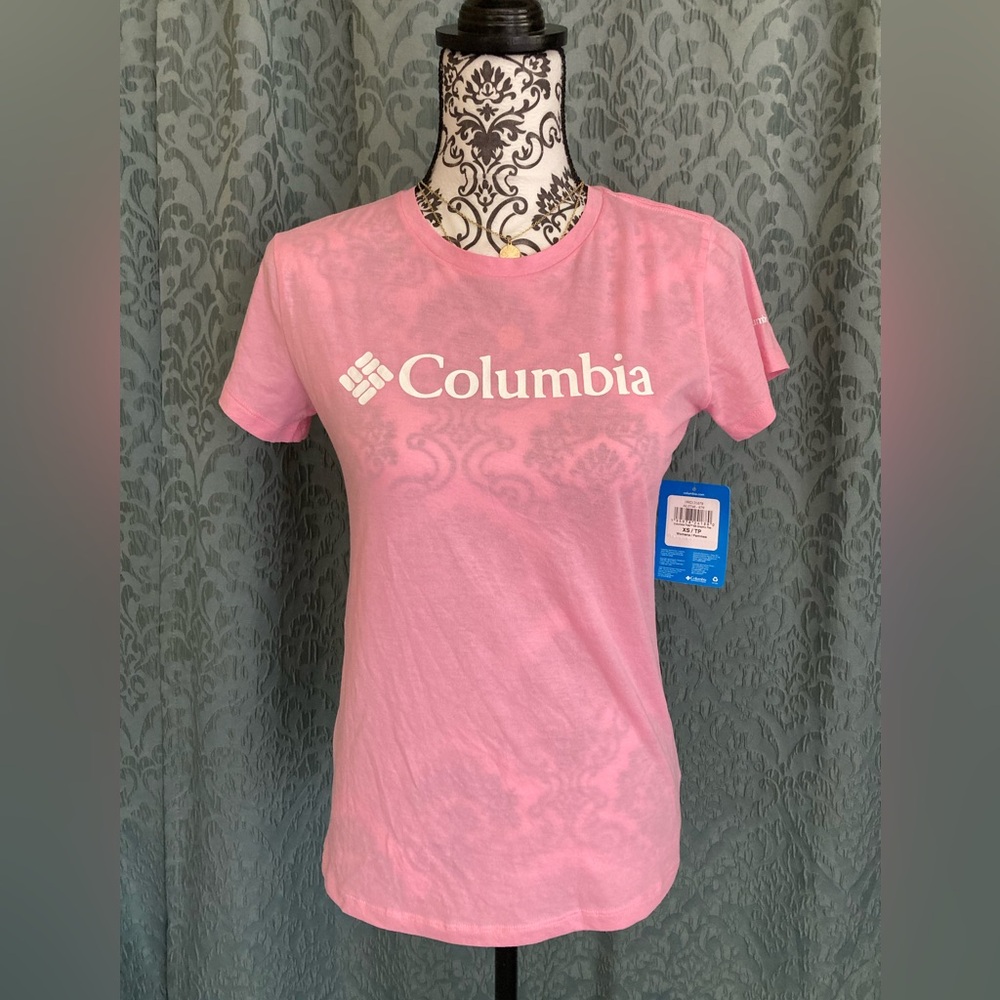 Columbia | NWT Women’s Pink Trek Graphic Tee - Picture 2 of 8